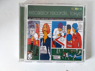 Various &amp;ndash; Escalator Records, Tokyo, Electronic, Breaks, Downtempo, House, 2000 foto