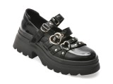 Pantofi GRYXX negri, 606015, din piele naturala lacuita