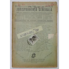 JURISPRUDENTA GENERALA , PUBLICATIUNE SAPTAMANALA DE JURISPRUDENTA REZUMATA ROMANA SI STRAINA , ANUL XVII , NR.16 , MAI , 1939