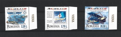 ROMANIA 2020 - AEROMFILA 2020, TABS 8, MNH - LP 2281 foto