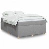 Gossi pat continental, gri deschis, 140x200 cm, material textil