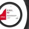 Husa volan negru + carbon SWC-17-M (37-39cm) AVX-AM01694
