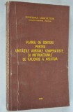 Planul de conturi pentru unitatile agricole cooperatiste si instructiunile