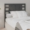 VidaXL Tăblie de pat, gri, 106x4x100 cm, lemn masiv de pin 818757