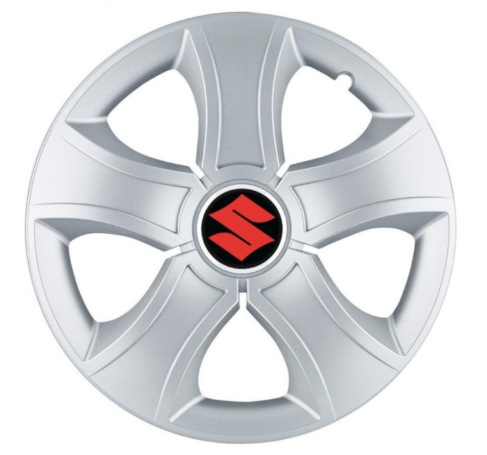 Set 4 Capace Roti Bis Gri R15, pentru Suzuki