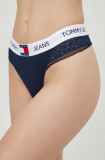 Tommy Jeans tanga culoarea bleumarin UW0UW05159