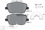 TEXTAR 2358102 Q+ set placute frana,frana disc