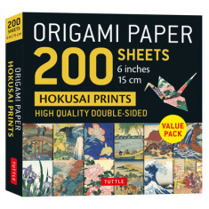 Origami Paper 200 Sheets Hokusai Prints 6 (15 CM): Tuttle Origami Paper: High Quality Double-Sided Origami Sheets Printed with 12 Different Designs (I