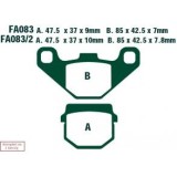 Klocki Ham. Moto. Polaris (Atv) 200 Phoenix (06-09) 418889 EBCFA083TT