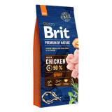 Brit Premium By Nature, Sport, Pui, hrană uscată c&acirc;ini, activitate intensă, 15kg