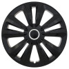 Set 4 capace roti model Terra Black, 15 inch, cu inel cromat AVX-TERRAB-15