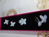 Set deosebit,argint 925, cercei inel, pamndant cadou lantisor argint ,