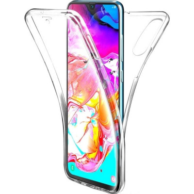 Husa SAMSUNG Galaxy A70 / A70s - 360 Grade Luxury PC+TPU TSS, Transparent foto