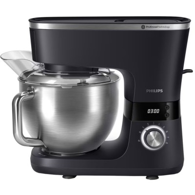 Robot de bucatarie Philips Seria 7000 HR7962/21, 1000 W, 8 Viteze, Bol 5.5 L, Negru/Argintiu foto