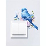 Cumpara ieftin Sticker Perete Autocolant Pasare Albastra, 10x10cm - 70700