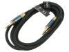 Cablu audio Jack 3,5mm 1,5m cu mufe aurite