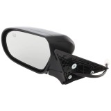 Oglinda usa exterioara Subaru Legacy, 09.2009, montare stanga, reglaj electric; carcasa neagra, grunduit; cu incalzire; sticla plana; sticla crom; 6