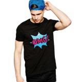 Tricou barbati negru - OMG - S