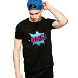 Tricou barbati negru - OMG - M