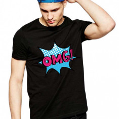 Tricou barbati negru - OMG - S