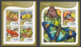 Solomon Islands 2017 - FLUTURI - Sh + S.S. - MNH, Nestampilat