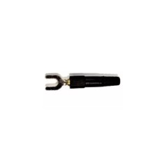 Papuc electric izolat tip furca 6mm negru ST-6MM/32A/BK GBC 18.5027.02