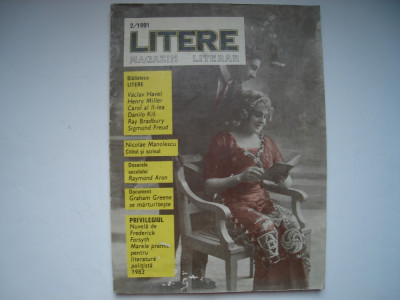 Revista Litere. Magazin literar, nr. 2/1991 foto
