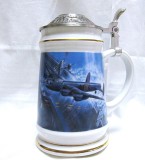 HALBA PORTELAN ENGLEZESC DAVENPORT STAFFORDSHIRE IN EDITIE LIMITATA DECOR AVIOANE DE LUPTA ROYAL AIR FORCE