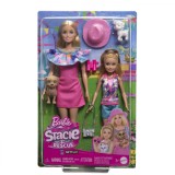 Barbie Si Stacie Set Papusa Barbie Si Papusa Stacie Iubitoare De Catei, Mattel