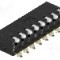 Intrerupator DIP, 2 pozitii, montare SMT, 8 sectiuni, DIPTRONICS - EPM-08-V