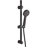 Set de dus Idrobric Vogue, anti-calcar, 100 mm, conexiune 1/2&rdquo;, bara dus 700 mm, suportul perete ajustabil, racord flexibil metal 1500mm, limitator de