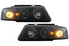 Faruri Angel Eyes VW Passat B5 3B (11.1996-08.2000) Negru Performance AutoTuning