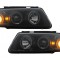 Faruri Angel Eyes VW Passat B5 3B (11.1996-08.2000) Negru Performance AutoTuning