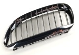 Grila radiator Bmw Seria 6 (E63/ E64), 01.2004-07.2010, dreapta, crom/crom/negru, 51137077932, 203005-2