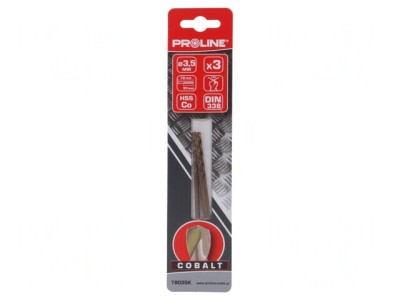 Burghiu Metal 3,5mm HSS-Co 3buc. foto