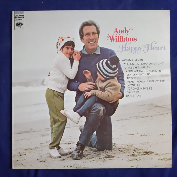 Andy Williams - Happy Heart _ vinyl,LP _ Columbia, SUA, 1969