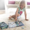 Puzzle pentru copii Dentropia, model dragon, 18.3 x 11.5 cm, 70 pise, plastic, multicolor