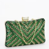 Cumpara ieftin Geanta clutch verde cu model 3d BYH-87900 06