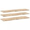 Rafturi plutitoare 3 buc. 140x40x2cm lemn masiv acacia netratat