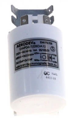 DNF06-T (EBDA1) FILTRU DEPARAZITARE 1757460100 Masina de spalat vase Hansa BEKO/GRUNDIG/ARCELIK foto