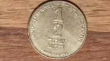 Israel - moneda de colectie - 1 / 2 new Sheqel 2012 - ⌀ 26 mm - superba !, Asia