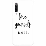 Husa silicon pentru Xiaomi Mi 9, Love Yourself More