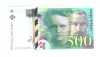 Bancnota Franta 500 francs/franci 1995 UNC