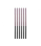 Set 6 Lumanari tort Platinum Lila 14,5 cm