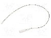 Cablu alimentare DC, cabluri, DC 5,5/2,1 soclu, alb, 0,5m, WEST POL - S21-TT-T050-050WH