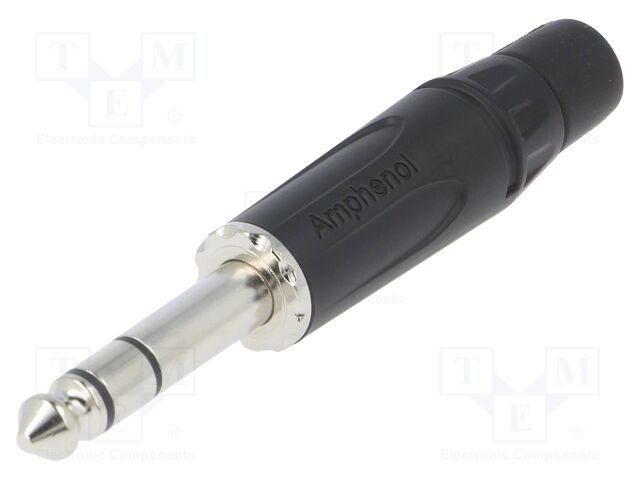Conector Jack 6,3mm Mufă Tată Stereo AMPHENOL
