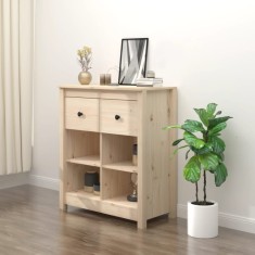 vidaXL Servantă, 70x35x80 cm, lemn masiv de pin 813764