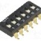Intrerupator DIP, 2 pozitii, montare SMT, 6 sectiuni, OMRON OCB - A6S-6101-H
