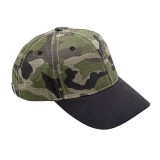 Sapca intarita tip camuflaj / verde-maro