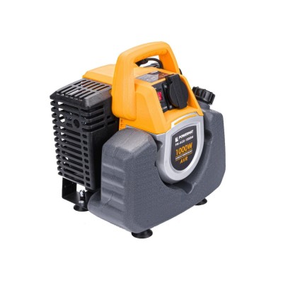 Generator curent electric 1000W, capacitate rezervor 3.5 litri, motor in 2 timpi, putere 2cp, stabilizator de tensiune AVR Powermat foto